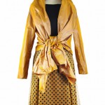 R165 Tüllrock und Stolajacke Seide 570